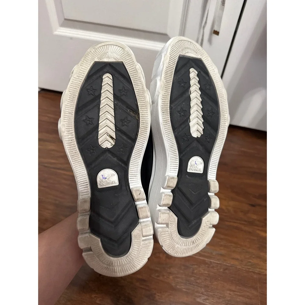 Sorel Caribou X Leather Waterproof Platform Sneaker Gorp Granola Minimalist
